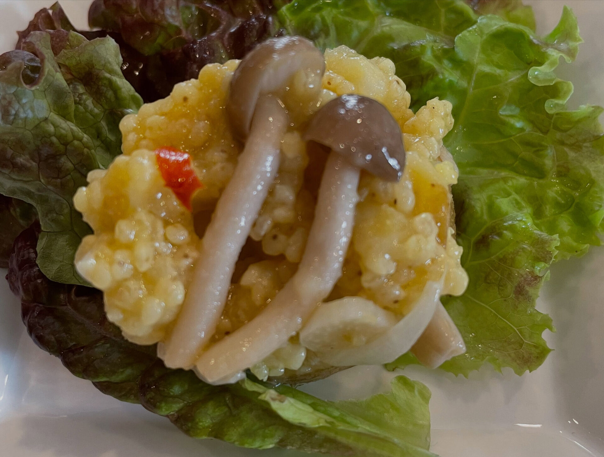 本日の雑穀お料理教室は、ヒエと野菜のスープでした